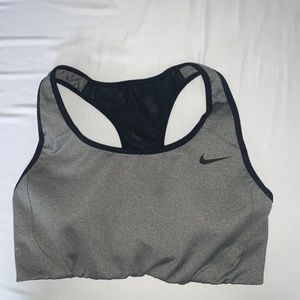 Gray Nike Sports Bra